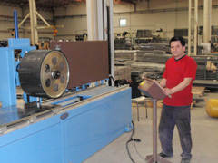 50mm Double stack CNC Bender (close-up)