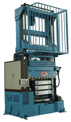 Low ceiling vertical expander (operator station view)